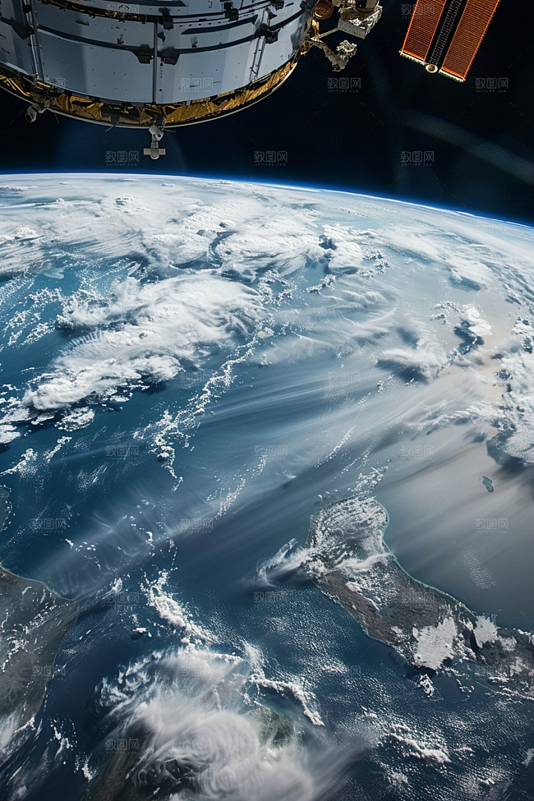 卫星空间站宇航星球摄影图