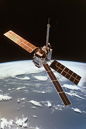 卫星空间站未来宇航摄影图