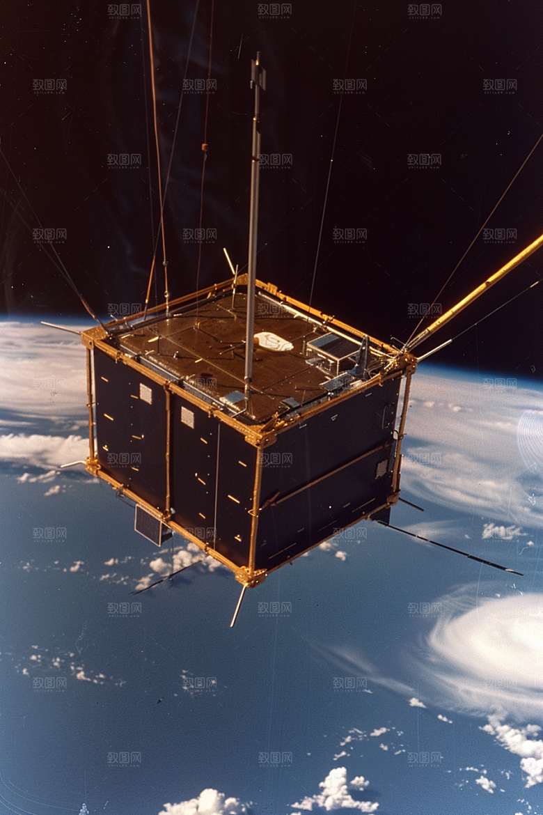 卫星空间站宇宙星球摄影图