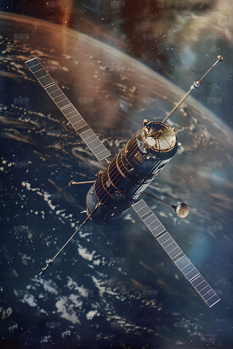 卫星空间站宇航高清摄影图