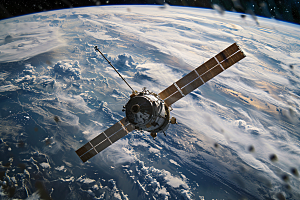 卫星空间站航天日未来摄影图