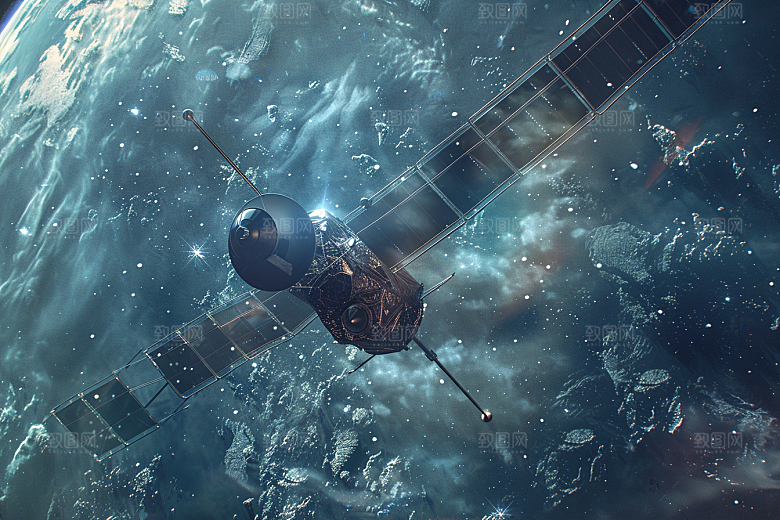 卫星空间站地球宇宙摄影图
