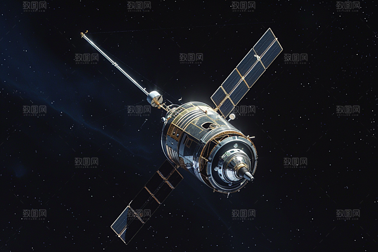卫星空间站星球微信开屏摄影图
