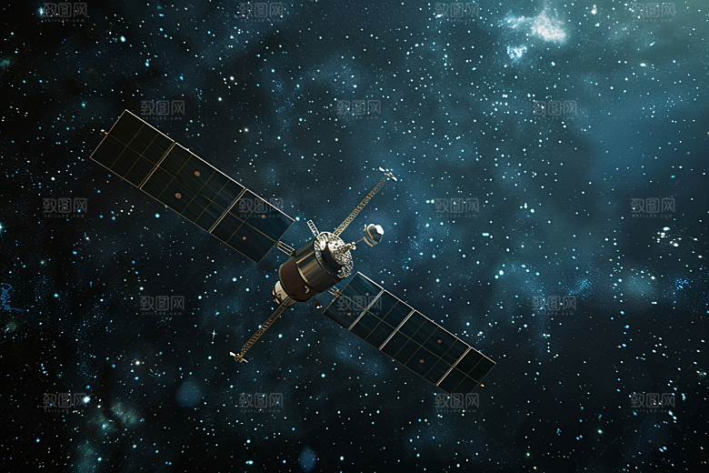 卫星空间站太空地球摄影图