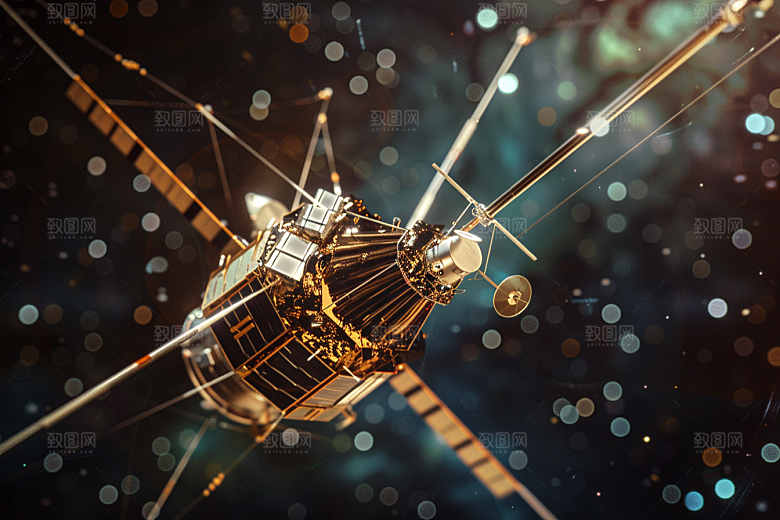 卫星空间站宇宙太空摄影图