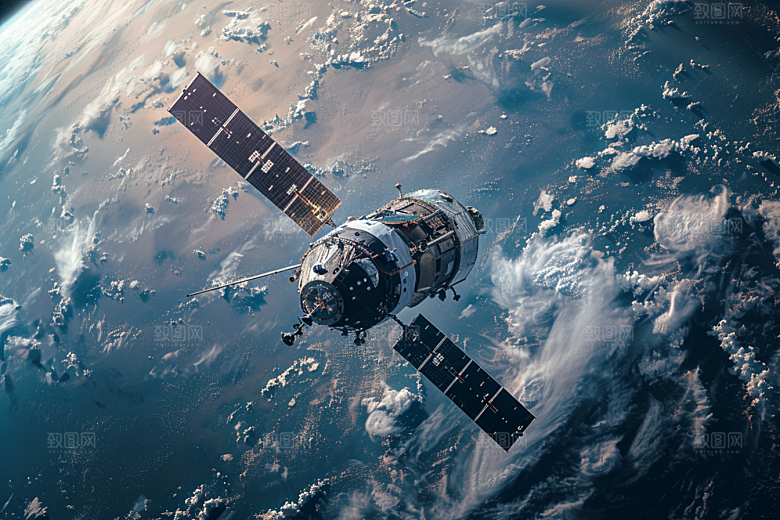卫星空间站科技地球摄影图