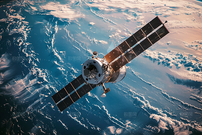 卫星空间站未来微信开屏摄影图