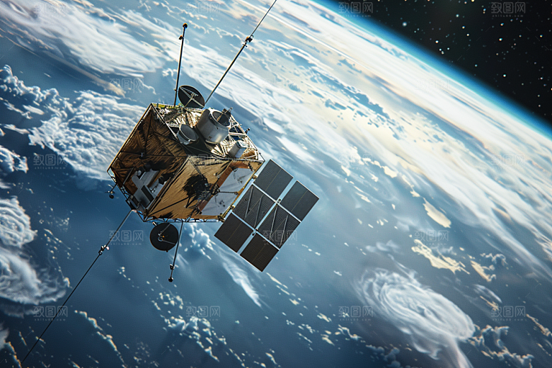 卫星空间站微信开屏星空摄影图