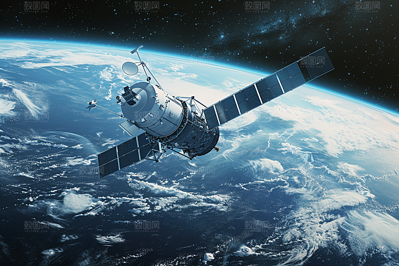 卫星空间站宇航宇宙摄影图