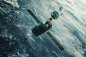 卫星空间站宇航科技摄影图