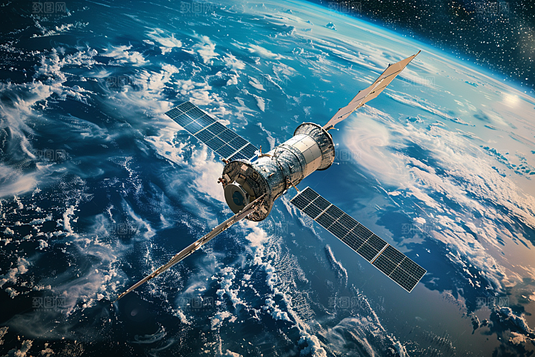 卫星空间站微信开屏宇宙摄影图