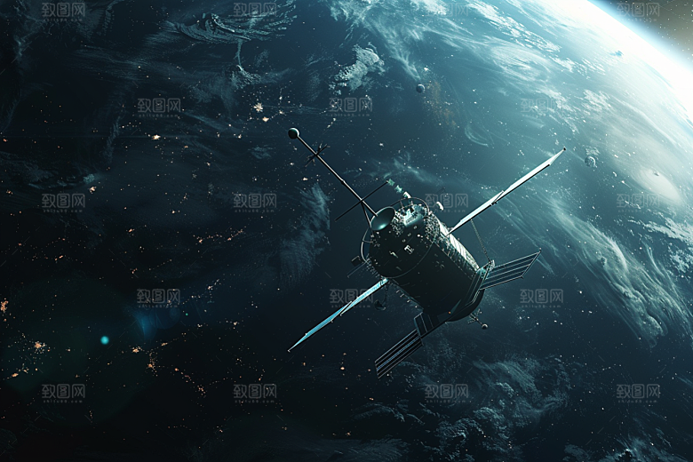 卫星空间站未来星球摄影图
