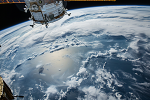 卫星空间站星球地球摄影图
