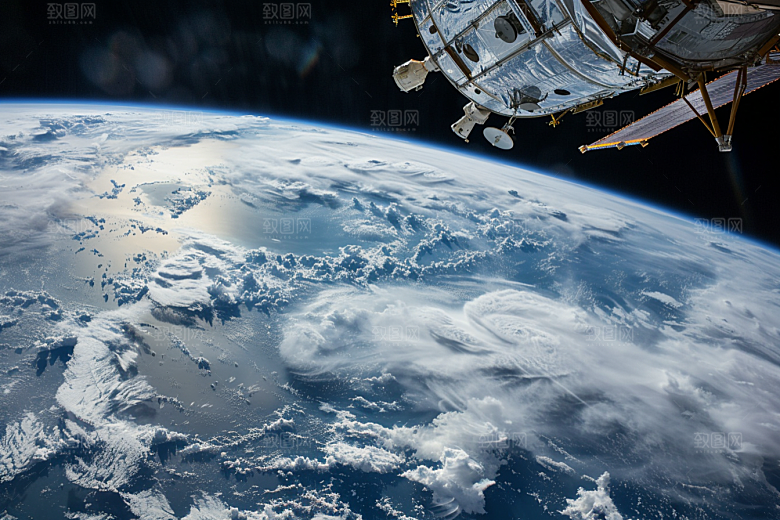 卫星空间站宇宙星球摄影图