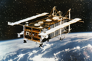 卫星空间站未来微信开屏摄影图