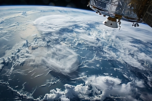 卫星空间站宇航宇宙摄影图