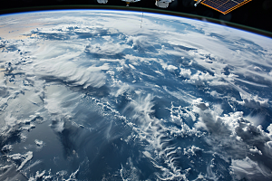 卫星空间站星球高清摄影图