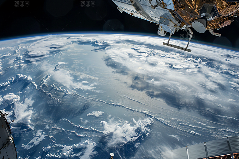 卫星空间站宇航科技摄影图