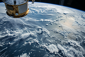 卫星空间站太空高清摄影图
