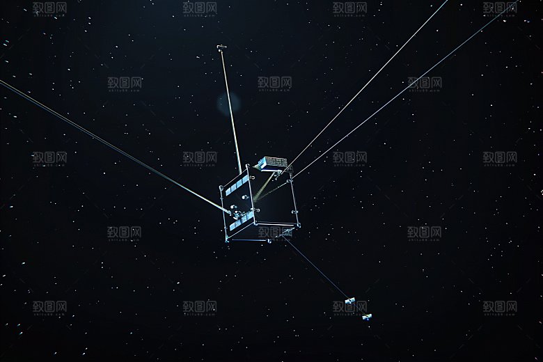 卫星空间站科技宇宙摄影图