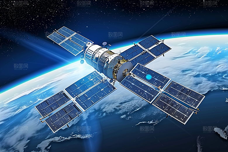 卫星空间站宇航未来摄影图