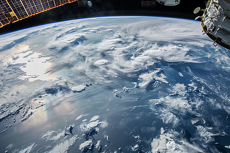卫星空间站宇航宇宙摄影图