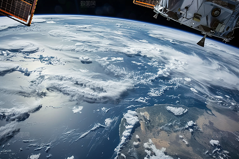 卫星空间站科技高清摄影图