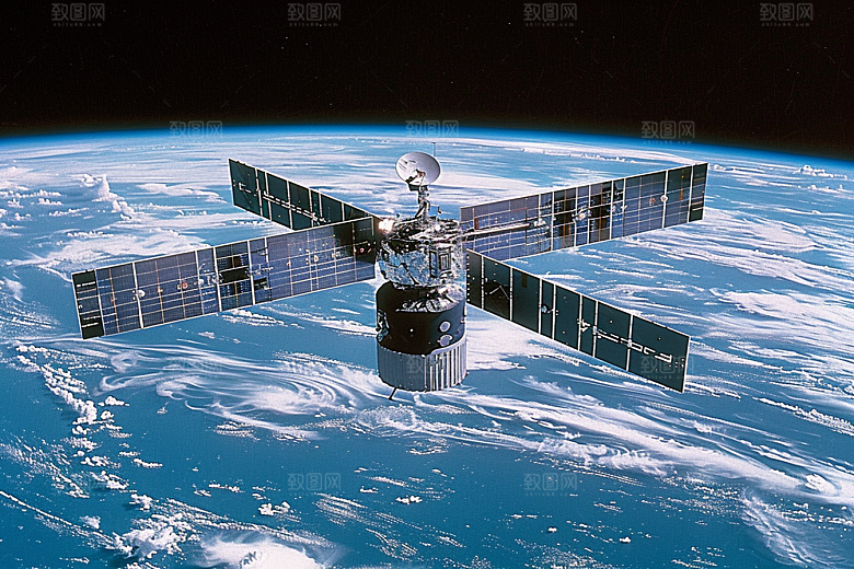 卫星空间站未来宇宙摄影图