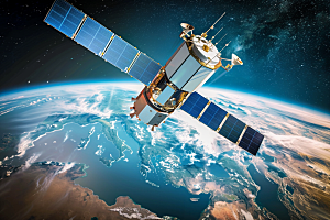 卫星空间站星球微信开屏摄影图