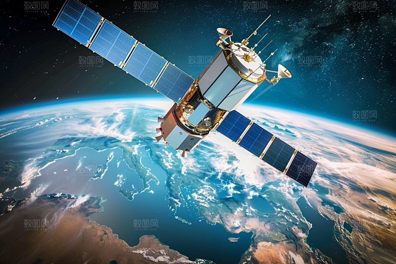 卫星空间站星球微信开屏摄影图