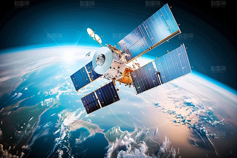 卫星空间站高清微信开屏摄影图