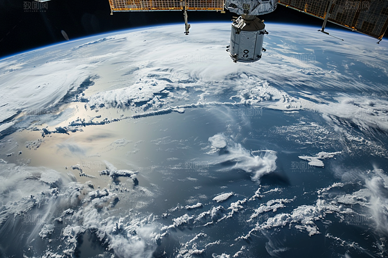 卫星空间站宇宙星球摄影图