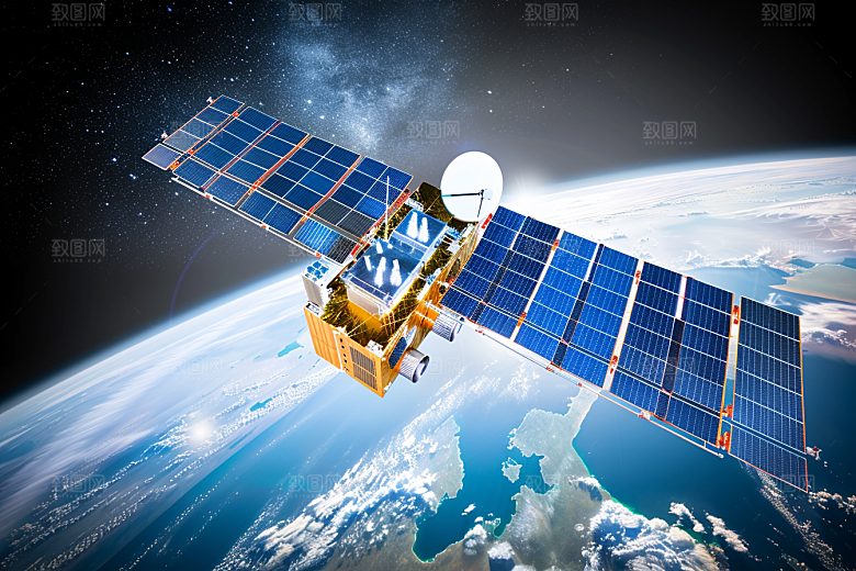 卫星空间站微信开屏高清摄影图