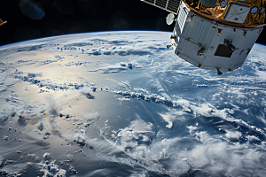 卫星空间站科技高清摄影图