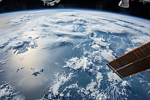 卫星空间站高清宇航摄影图