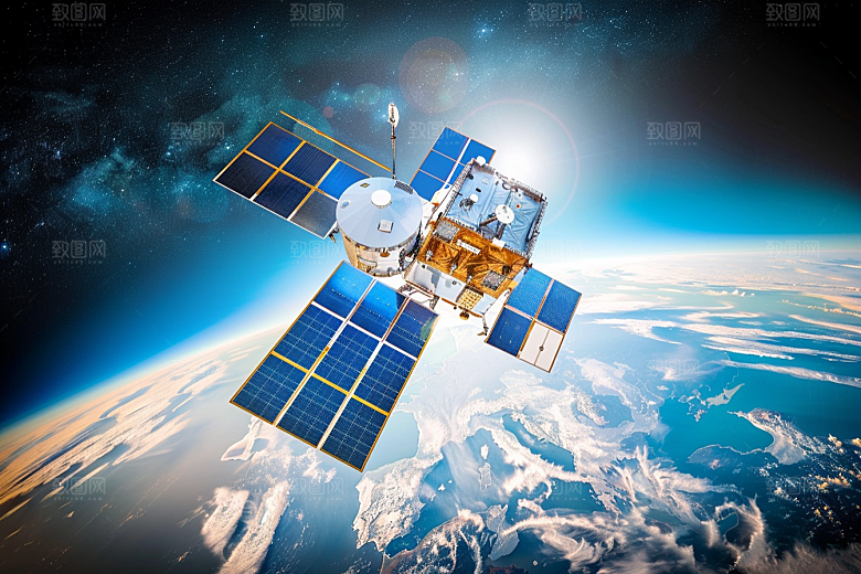 卫星空间站科技地球摄影图