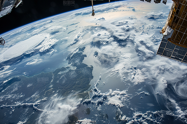 卫星空间站宇宙地球摄影图
