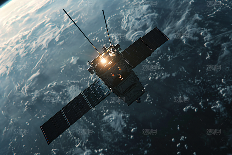 航天卫星太空微信开屏摄影图