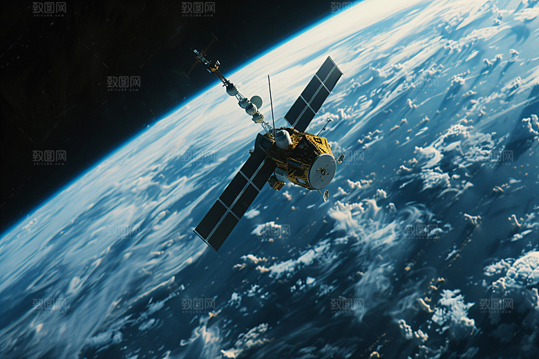 航天卫星宇宙星球摄影图
