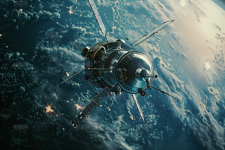 航天卫星微信开屏星球摄影图