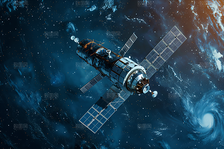 航天卫星太空星球摄影图