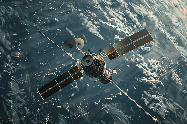 航天卫星宇航星空摄影图