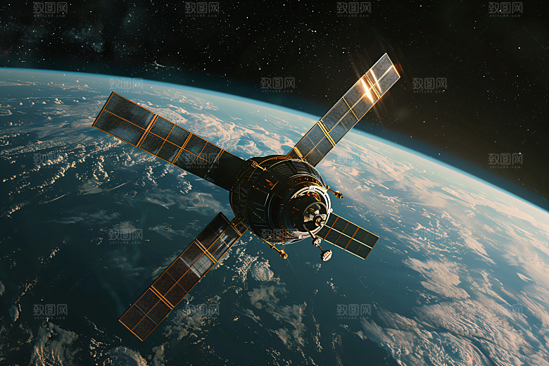 航天卫星科技高清摄影图