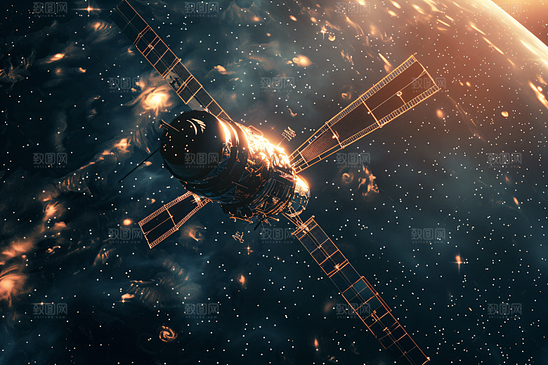 航天卫星微信开屏宇宙摄影图