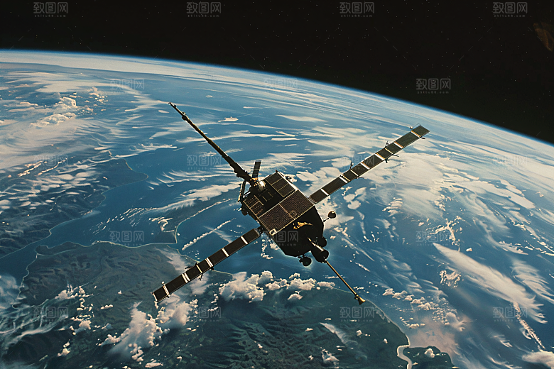 航天卫星高清航天日摄影图