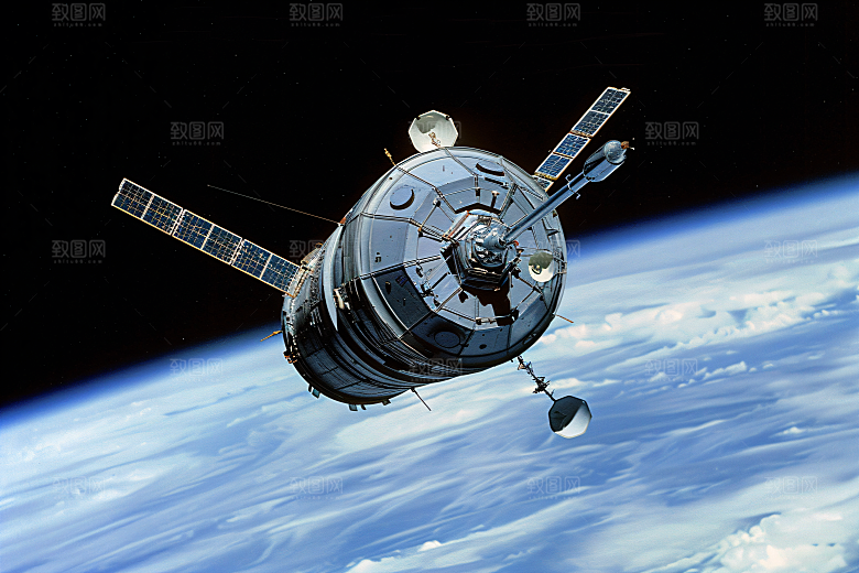 航天卫星微信开屏宇宙摄影图