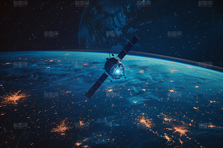 航天卫星科技高清摄影图