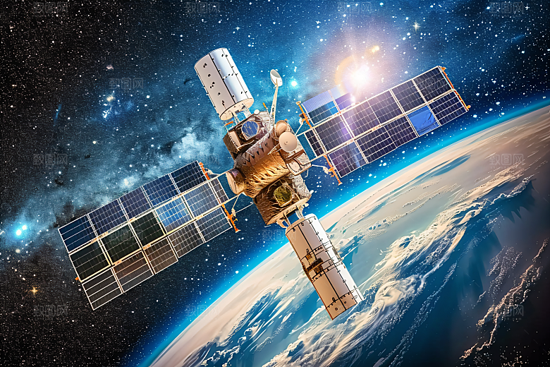 航天卫星宇航星辰大海摄影图