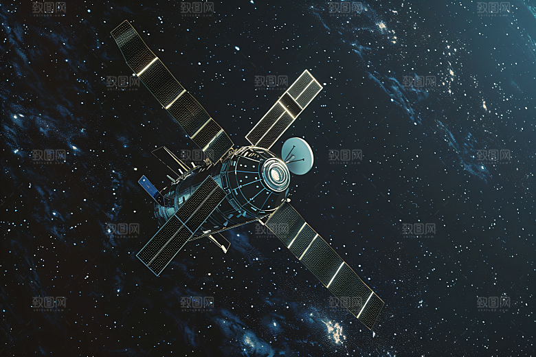 航天卫星地球未来摄影图