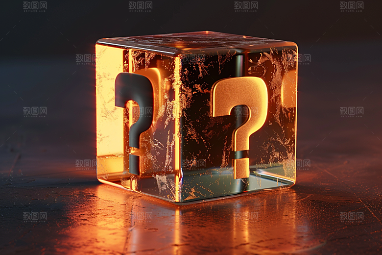问号盒子游戏质感模型